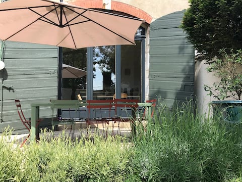 Family home with a pool