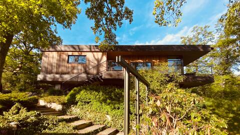 Unique forest villa by the sea close to Stockholm