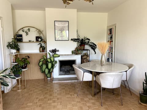 Top performing Airbnb: Beautiful apartment close to the city center + parking in Eaux Vives