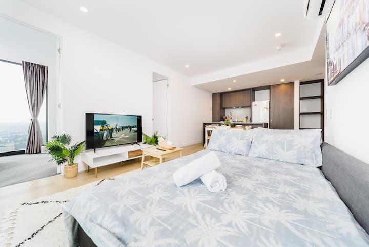57f Luxury Wall-glass Cbd •2b2b• 6pax •Free Park - Melbourne