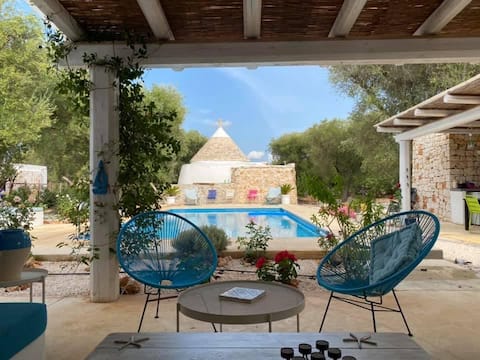 house with piscine "trullo Maria Elisabetta"