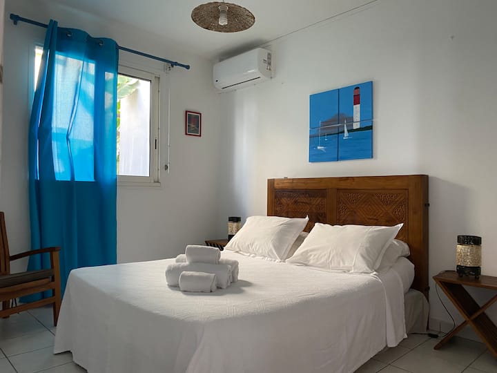 CHAMBRE "Turquoise"香蕉景观