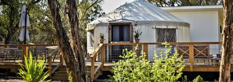 Cozy Yurt on 13 acres in Texas Hill Country