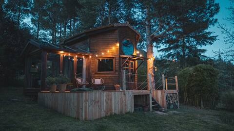 Cottage with private Nordic bath