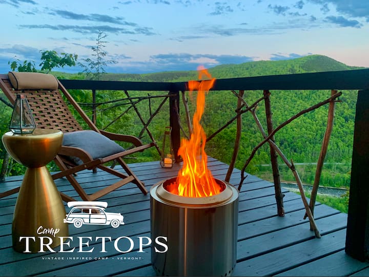 Delightful Vintage Inspired Glam Camp Tents for Rent in Stockbridge