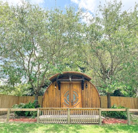 Unplug and Unwind in our Wine Barrel