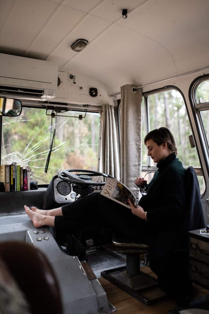 Unique Getaway In The Restored Bedford Bus - Melbourne