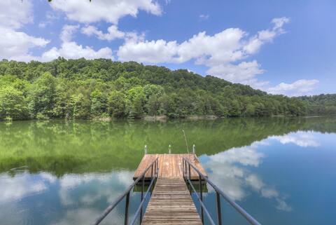 Lakehouse@Lost Creek-Modern Log Home; Private Dock