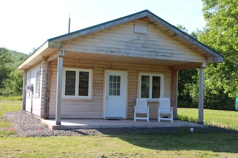 Successful Airbnb property: Lovely Cedar Log home: "Cabin Moose" in Victoria, Subd. B