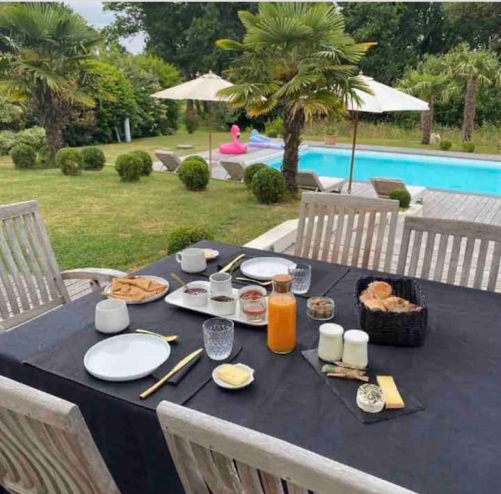 Chambre D’hôtes Avec Piscine à Sainte Marine - Loctudy