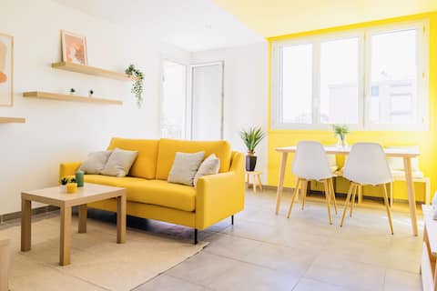 Quiet and comfortable with parking and balcony