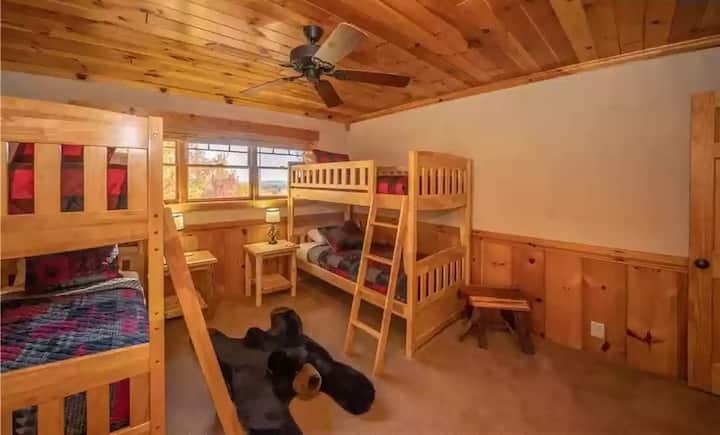 Bedroom 3, upstairs.  Has the best view of any room in the house.