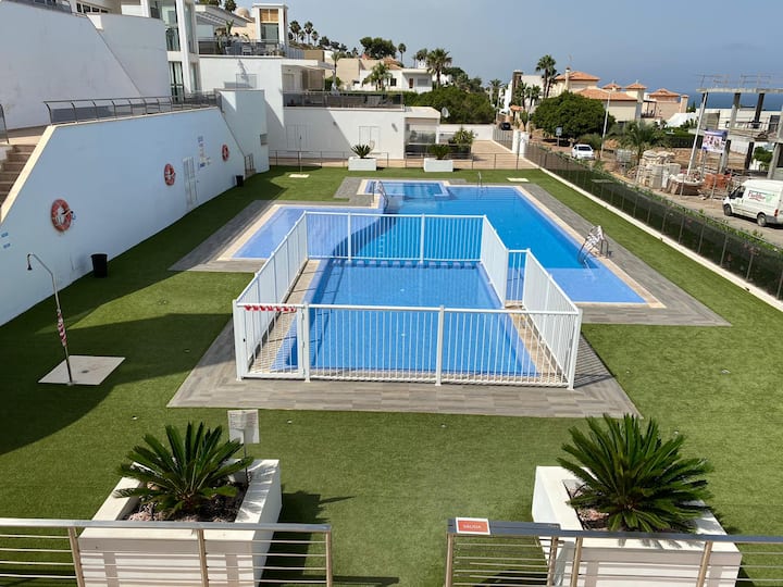 Spacious 4 Bed Apartment, Wifi, A/c, Seaview - Mojácar