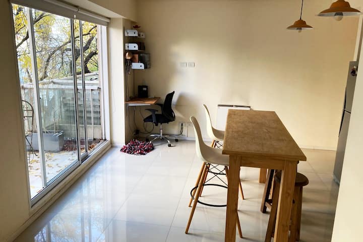 Квартира-студия в Caballito с балконом