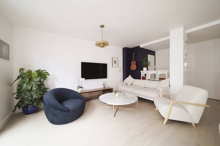 Spacious & Renovated 2bd In Trendy Batignolles 17e - Clichy
