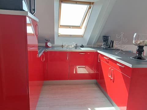 Top performing Airbnb: Nice apartment with sea view and Cap d'Erquy in Erquy