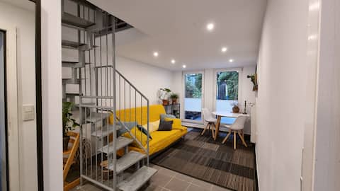 Tiny house on two floors