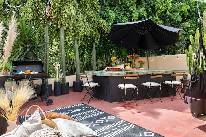 Breathtaking house with private rooftop in Condesa