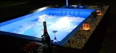 Beautiful+plot+cabin+pool+hot+tub