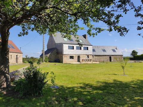 Cottages near the beach for 18 people