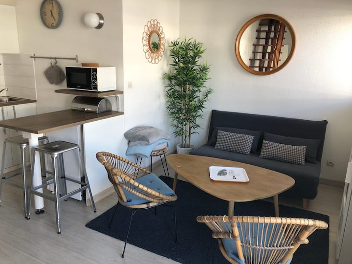 Charmant Meublé Avec Piscine Et Parking Privé. - 라로셸