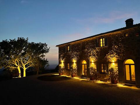 Fantastic views of Podere Carpineta