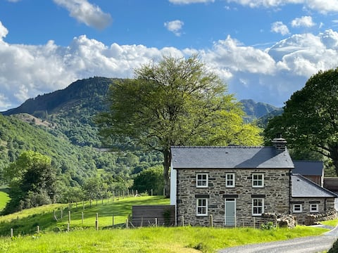 Luxury Snowdonia cottage with hot tub
