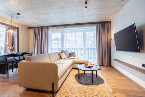 Successful Airbnb property: Premium apartment with sauna and balcony in Haus Im Ennstal
