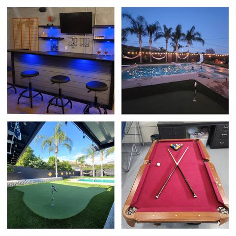 Tropical Oasis Heated Pool & Spa/Firepit/Game Room