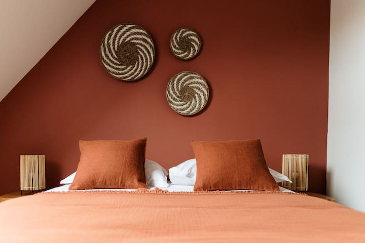 La habitación «Terracotta» - 2 personas 
Cama doble 140