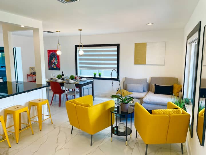 4‑br Villa New Pool &Jacuzzi 5‑min To Beach - Hollywood, FL