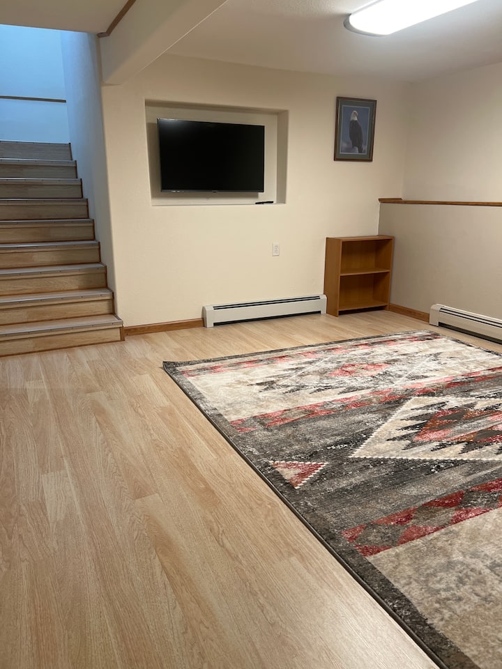 אזור משפחתי במורד המדרגות עם פוטון