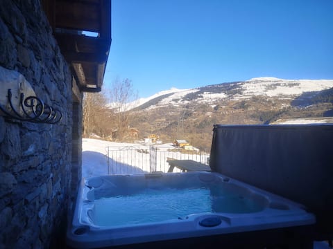 Chalet René with Jacuzzi Tarentaise Paradiski