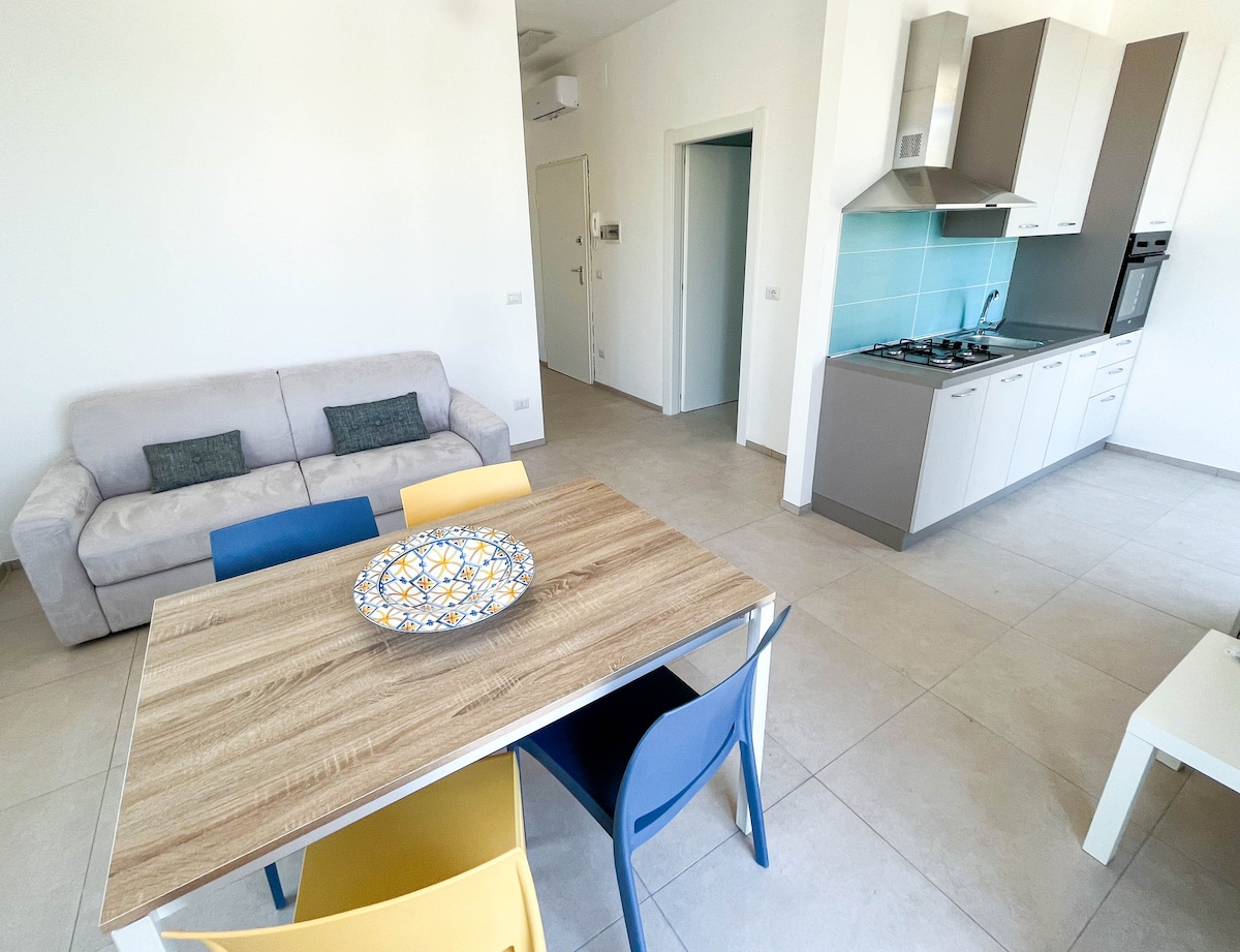 Annonce Airbnb populaire: Brand New Sea View Apartment in Rivabella! à Sannicola