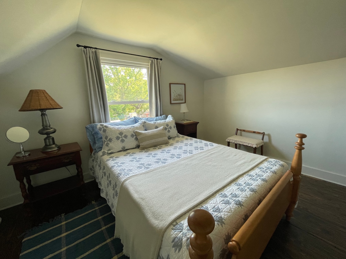 Third bedroom with full bed. 