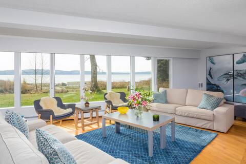 Unique Oceanfront Home on private acreage