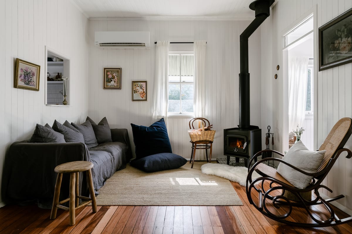 Woolcott Cottage – A Romantic Hinterland Getaway — photo via the host's Airbnb listing