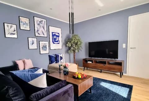 In the middle of the city with style and large balcony