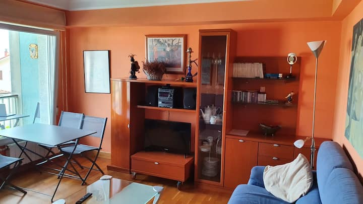 Apartamento  A 100 Mtrs De La Playa De Zarautz. - Guetaria