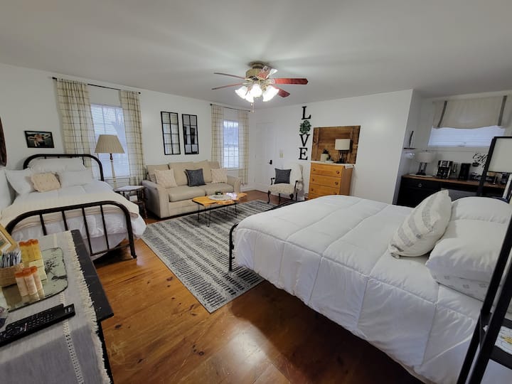 Bdrm 6- Master Suite (King with twin and queen sofa bed) + private bath.