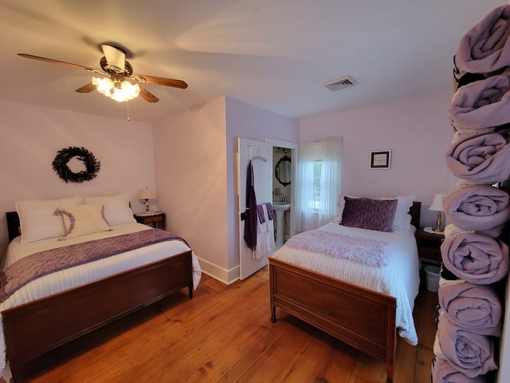 Bdrm 2 - Double and twin + private bath