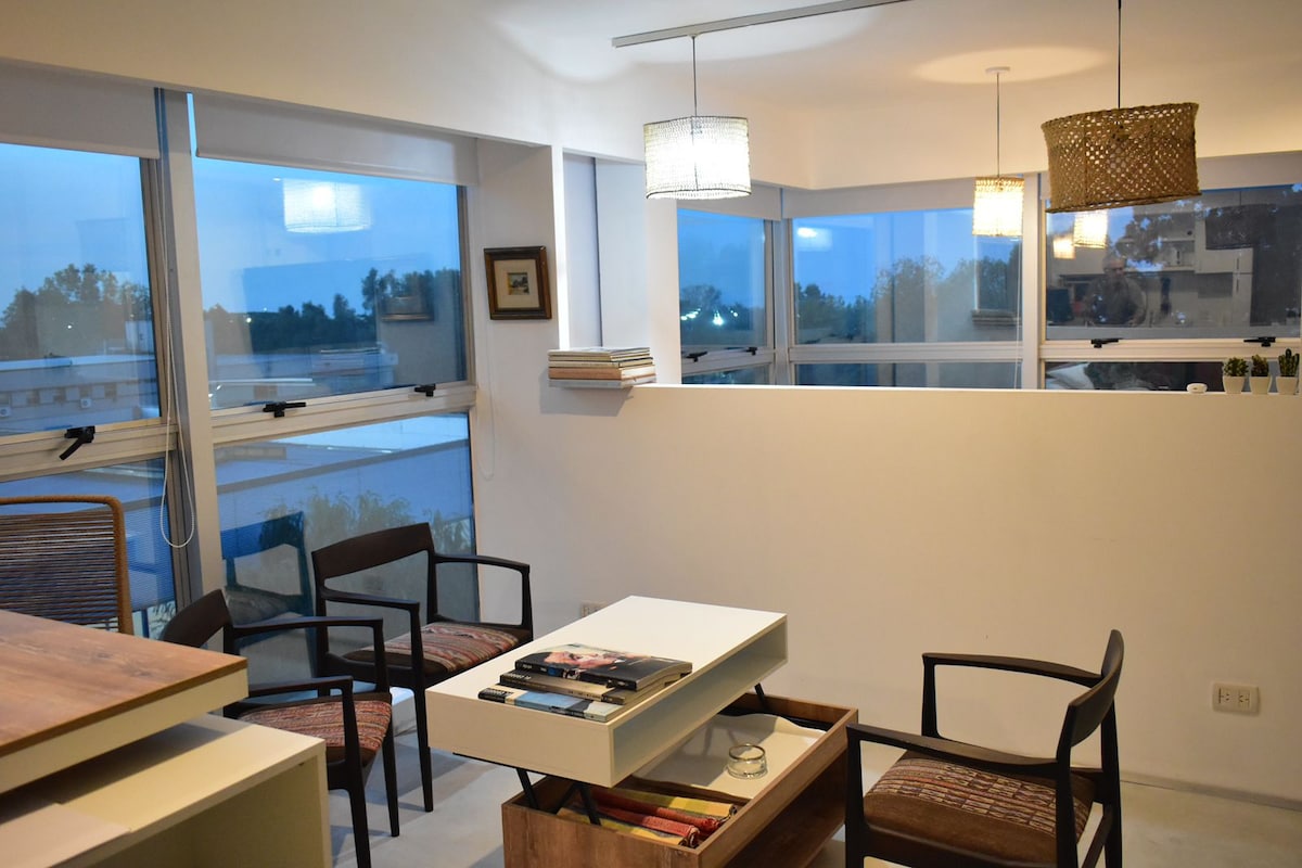 Loft amoblado con vista al Río de la Plata en Olivos
