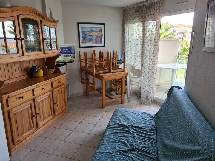 Appt 4pers  Front De Mer- Piscine & Parking Privés - Argelès-sur-Mer