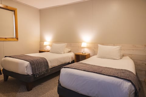 A comfortable double room.