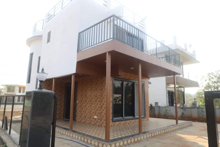 (Veg Only) 3-BHK river and mountain view Villa