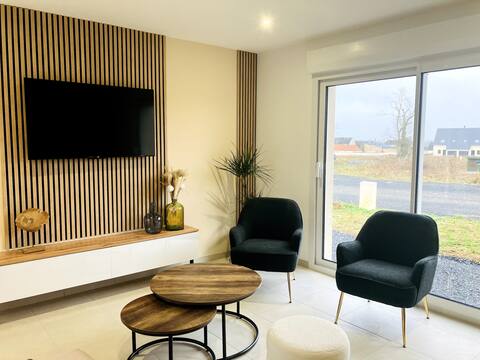 At the foot of the batteries - Air-conditioned cottage for 12p