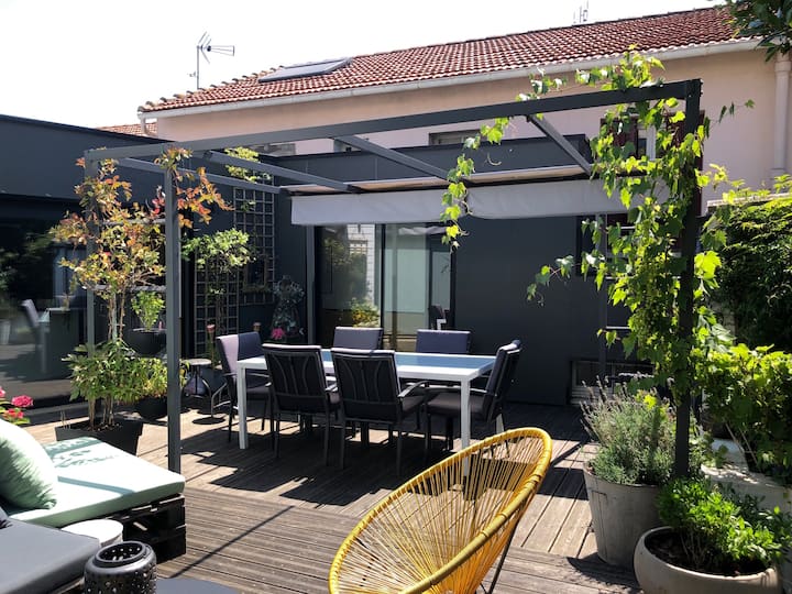Belle Maison De Quartier Au Calme Avec Jardin - La Rochelle