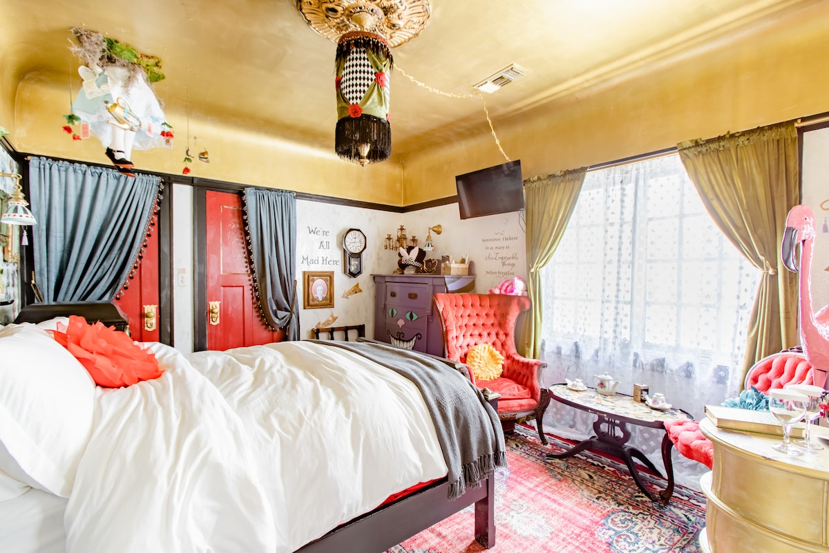 Alice in Wonderland in Historical Home in Sacramento, California 