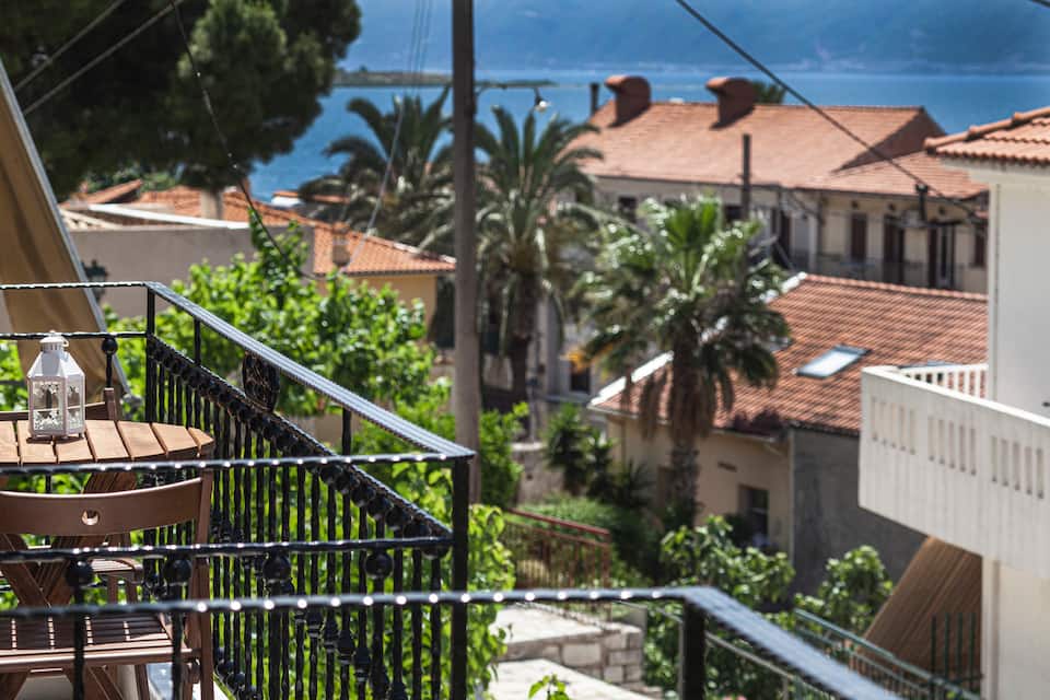 A stone house below Nafpaktos castle, Nafpaktos, Western Greece, Greece, photo 3 of 10