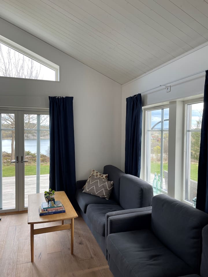 Sala de estar con dos sofás cama, espacio para 4 personas